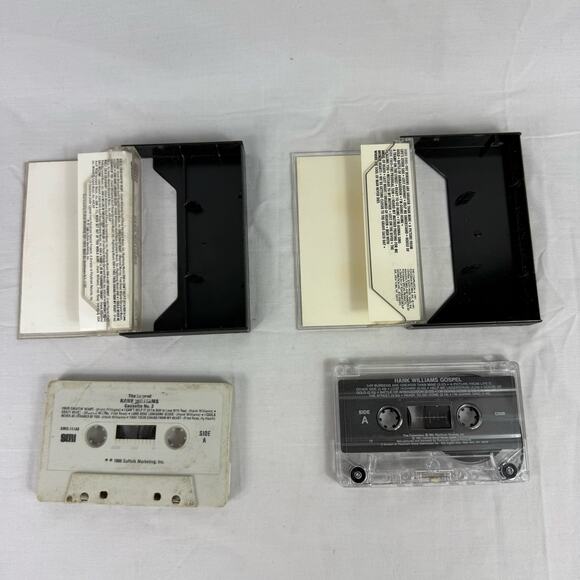 Lot of 2 Classic Country Music Cassettes Hank Williams Sr Greatest Hits Legend - Picture 2 of 3